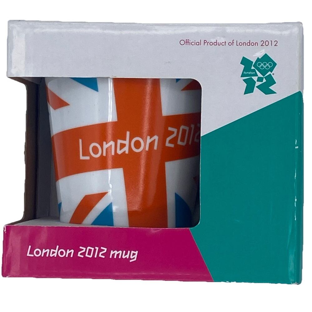 London 2012 Olympics Athletics Union Jack Mug &‎ Coaster Set Collectable - New